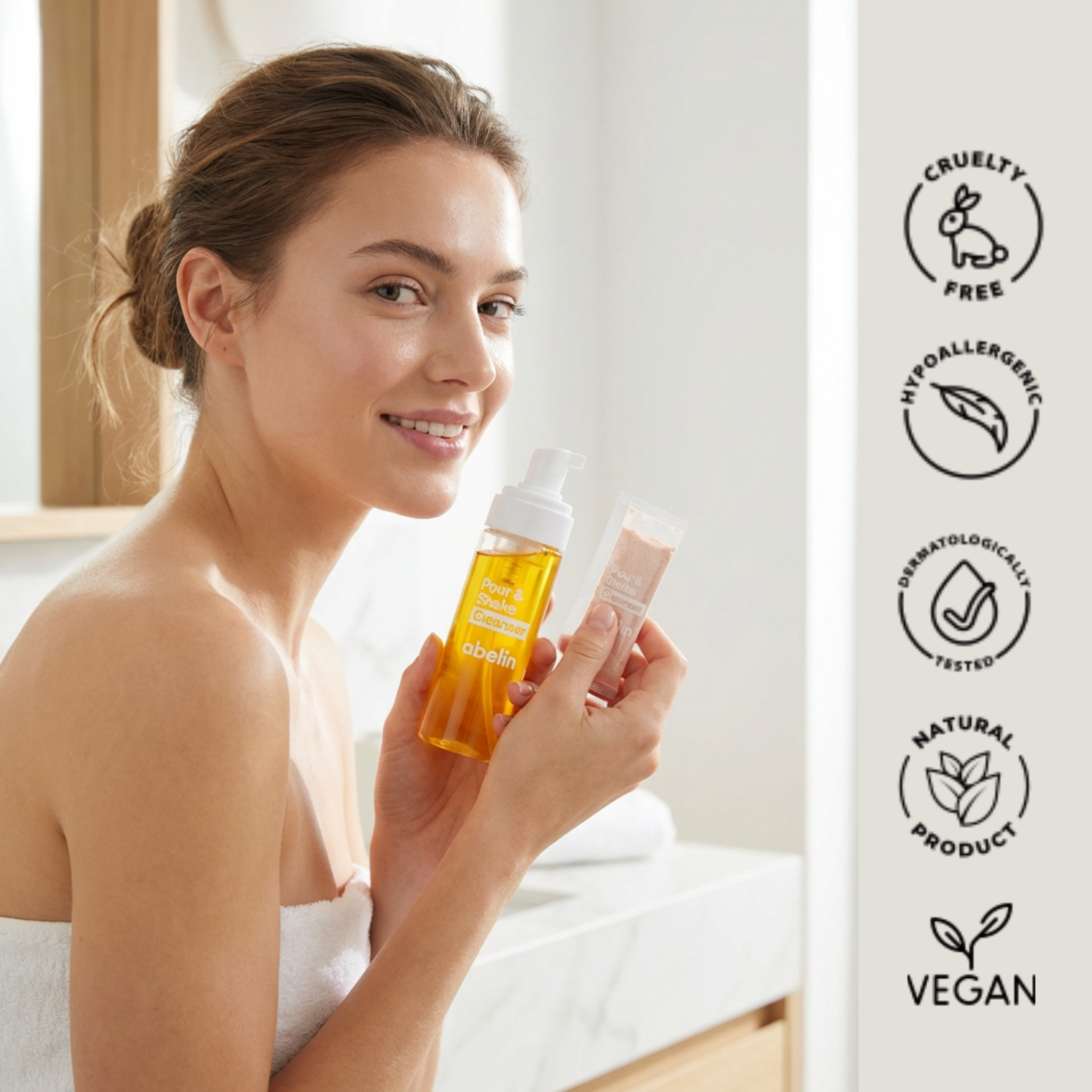 Abelin Pour & Shake Cleanser Starter Kit