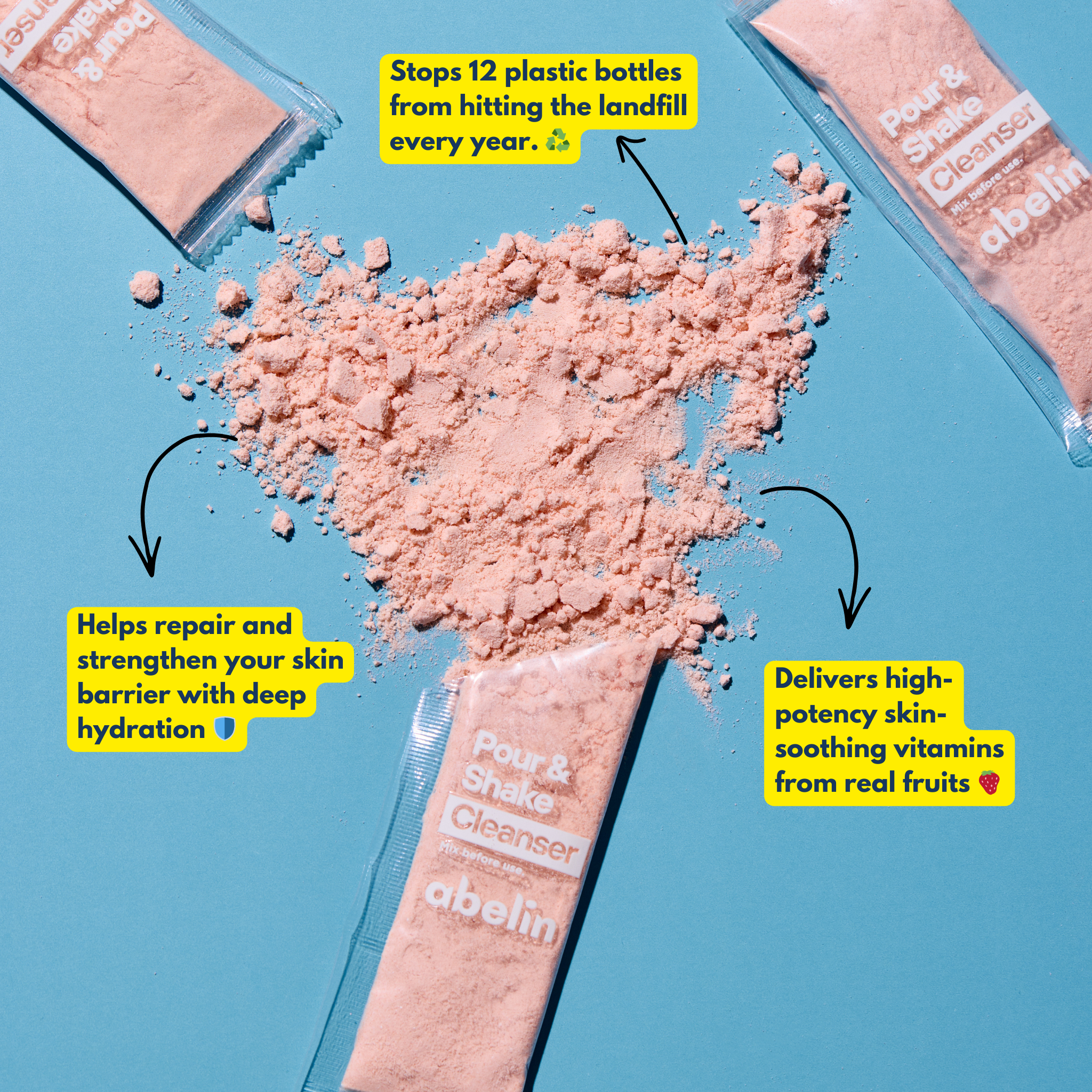 Abelin Pour & Shake Cleanser Starter Kit