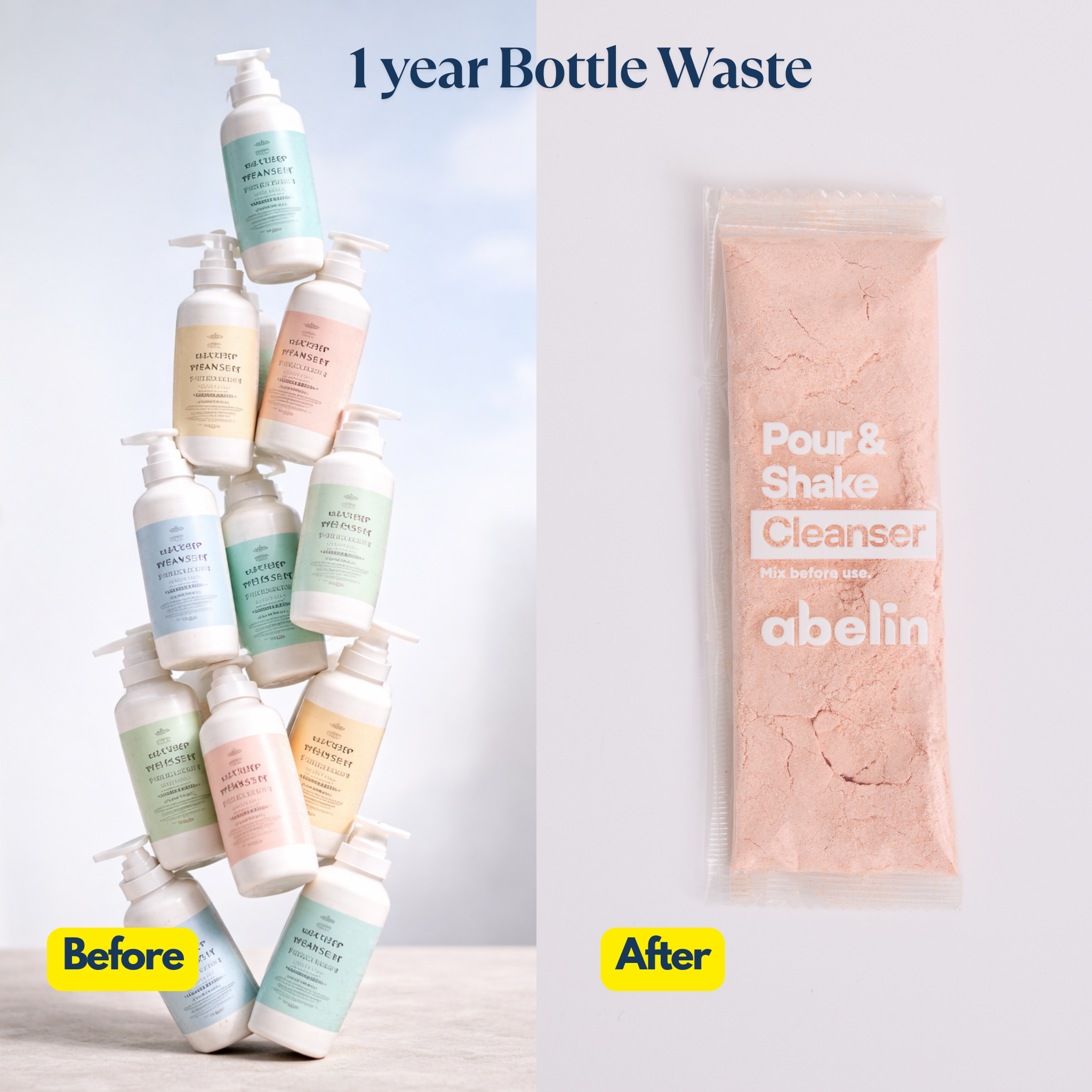 Abelin Pour & Shake Cleanser Starter Kit