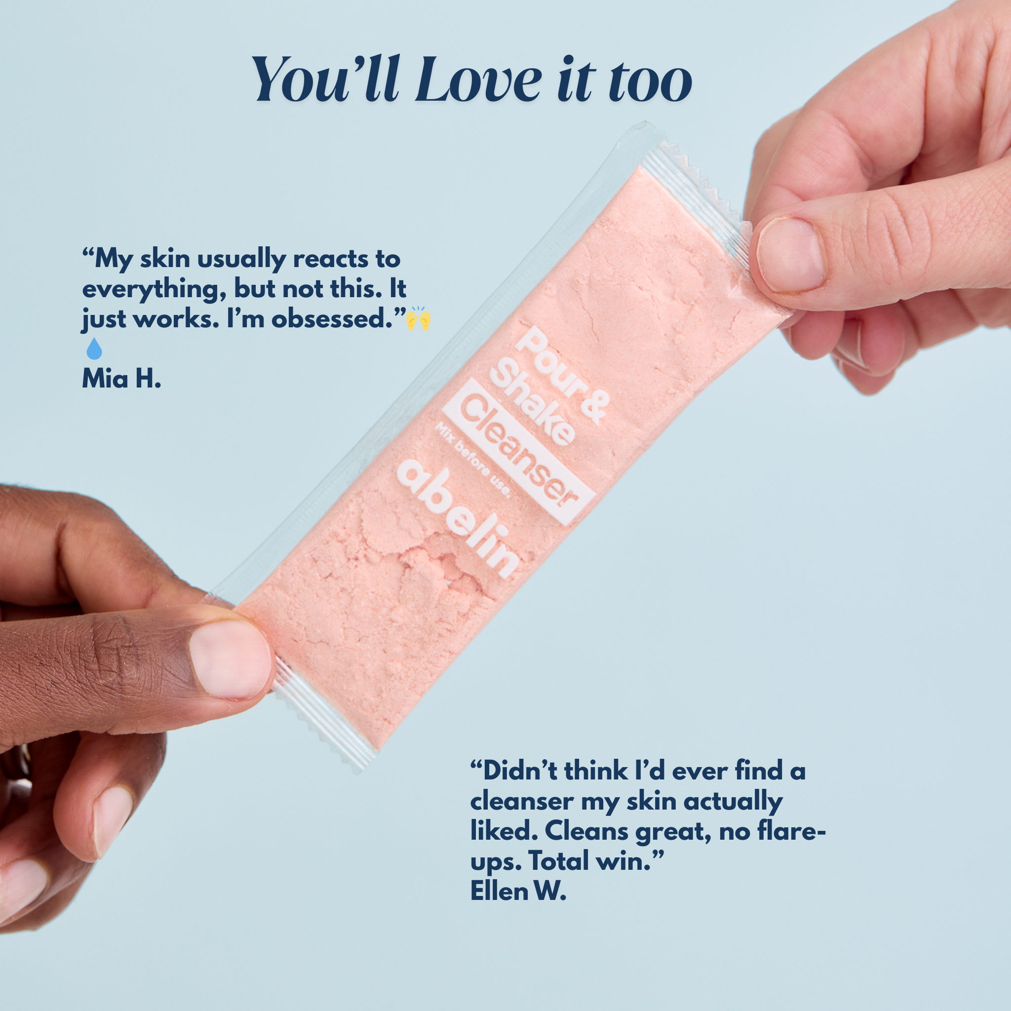 Abelin Pour & Shake Cleanser Starter Kit